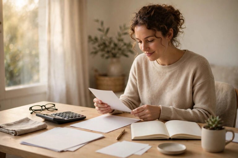 How to pay off debt fast: notebook with debt payoff plan and calculator